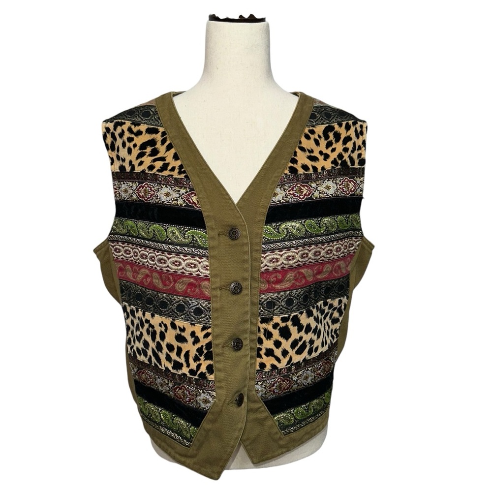 Vintage Cambridge Dry Goods Western Cotton Denim Vest
